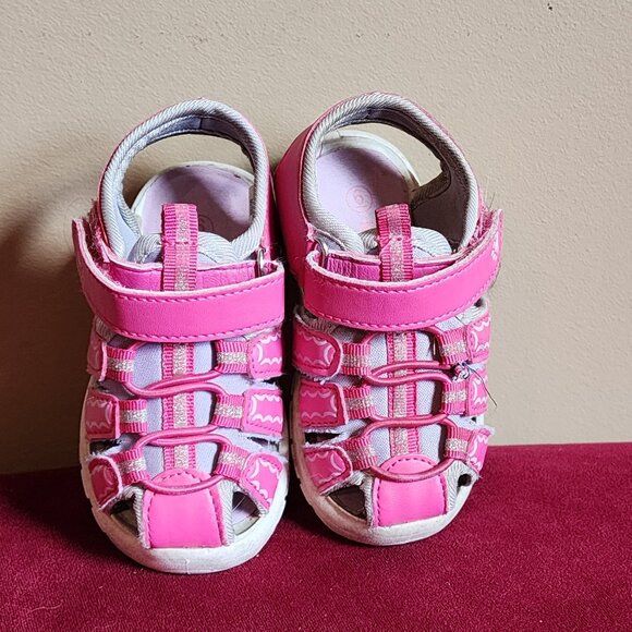 Rugged Bear Pink Closed Toe Sandals Size 6 - Picture 6 of 8